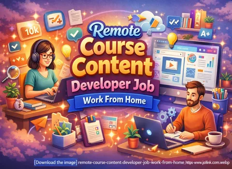 Remote Course Content Developer Job Work From Home