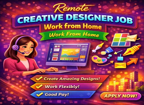 Remote Creative Designer Job Work From Home