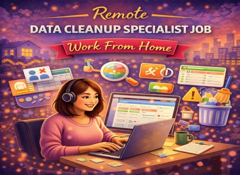 Remote Data Cleanup Specialist Job Work From Home