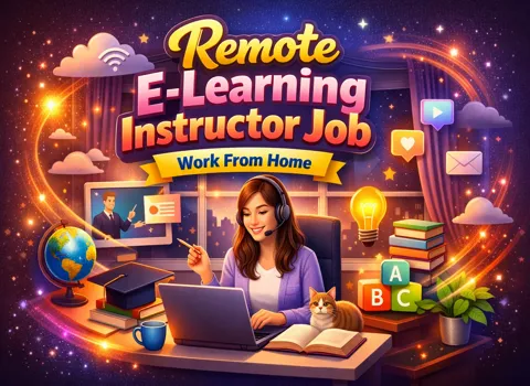 Remote E-learning Instructor Job Work From Home