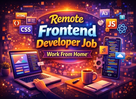 Remote Frontend Developer Job Work From Home