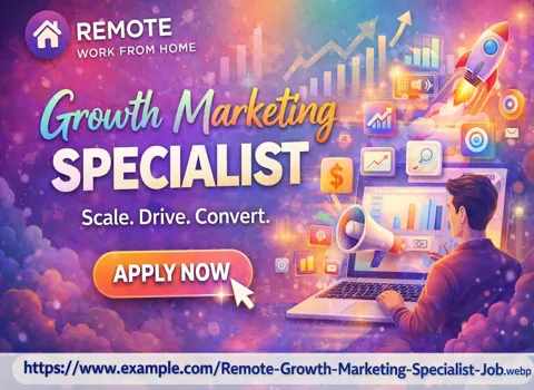 Remote Growth Marketing Specialist Job Work From Home