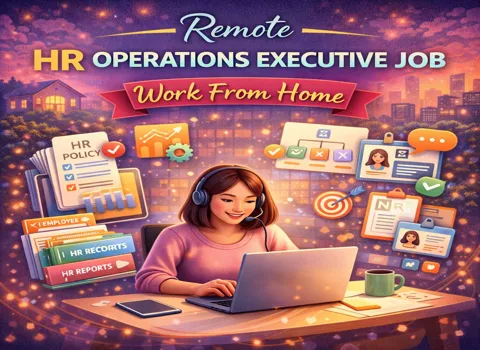 Remote HR Operations Executive Job Work From Home