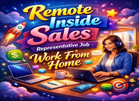 Remote Inside Sales Representative Job Work From Home