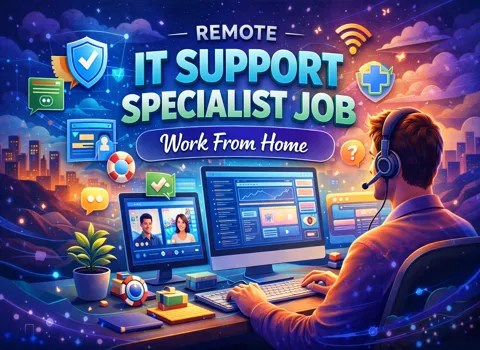 Remote IT Support Specialist Job Work From Home