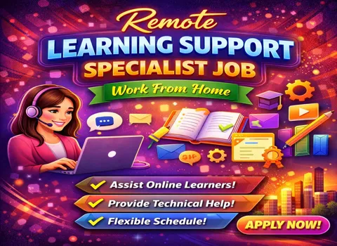 Remote Learning Support Specialist Job Work From Home