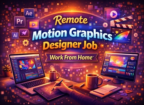 Remote Motion Graphics Designer Job Work From Home