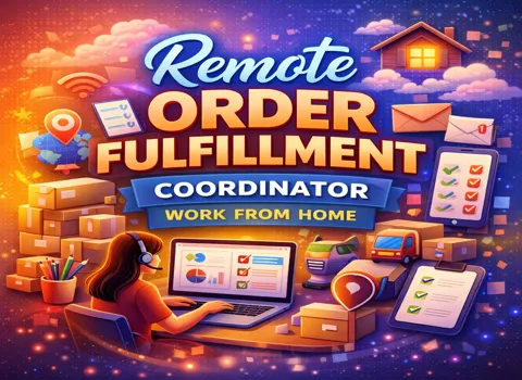 Remote Order Fulfillment Coordinator Job Work From Home