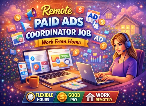 Remote Paid Ads Coordinator Job Work From Home