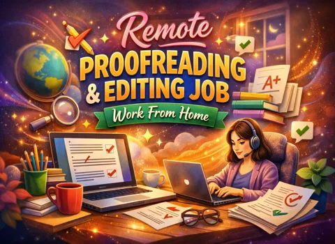 Remote Proofreading and Editing Job Work From Home