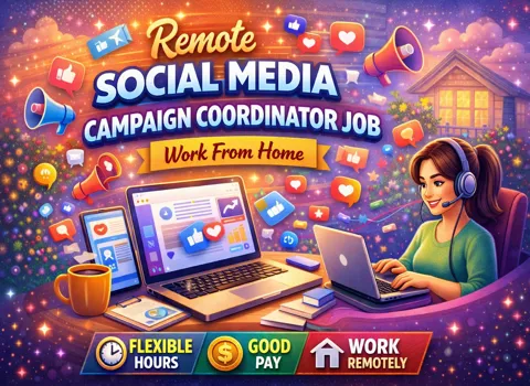 Remote Social Media Campaign Coordinator Job Work From Home