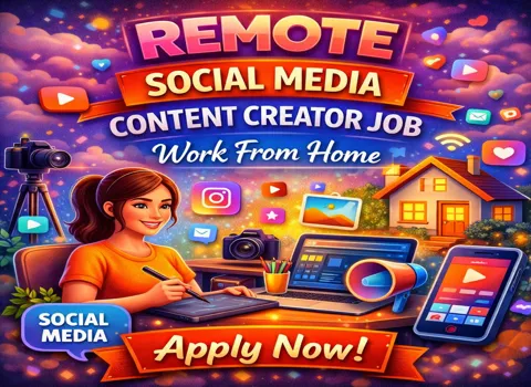 Remote Social Media Content Creator Job Work From Home