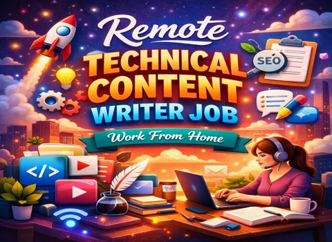 Remote Technical Content Writer Job Work From Home
