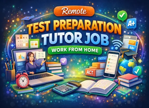 Remote Test Preparation Tutor Job Work From Home
