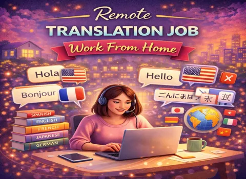 Remote Translation Job Work From Home