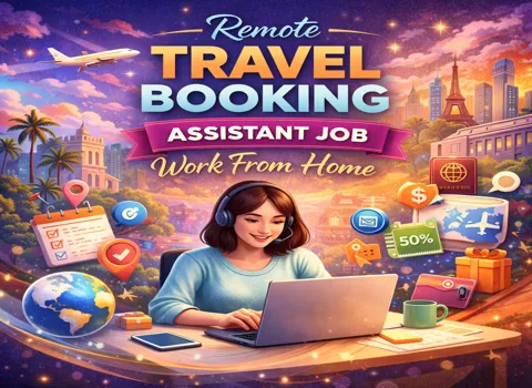 Remote Travel Booking Assistant Job Work From Home
