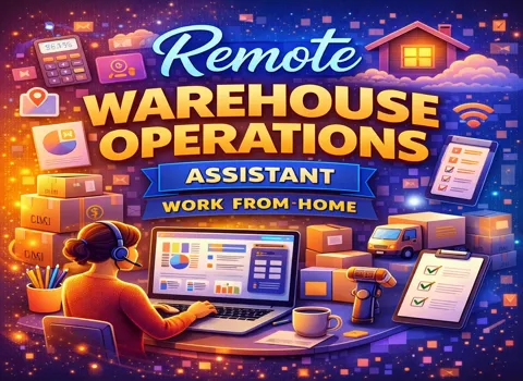 Remote Warehouse Operations Assistant Job Work From Home