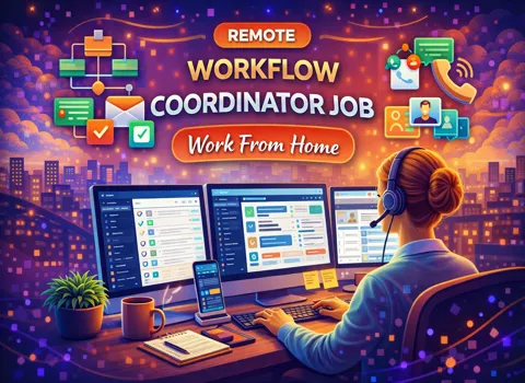 Remote Workflow Coordinator Job Work From Home
