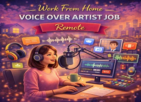 Work From Home Voice Over Artist Job Remote