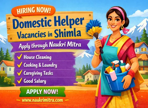 Apply for Domestic Helper Vacancies in Shimla through Naukri Mitra