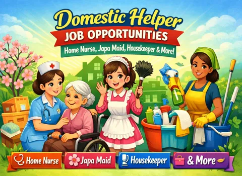 Domestic Helper Job Opportunities: Home Nurse, Japa Maid, Housekeeper and More