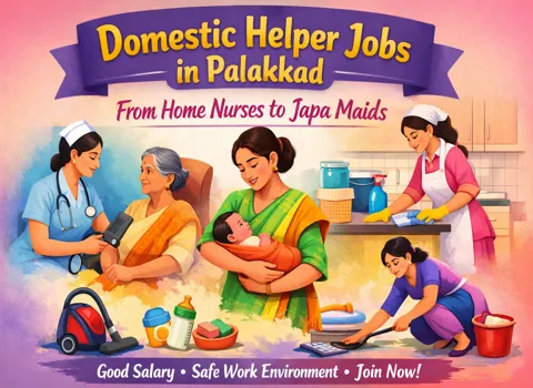 Domestic Helper Jobs in Palakkad - From Home Nurses to Japa Maids