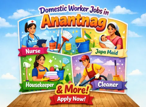 Domestic Worker Jobs in Anantnag | Nurse, Japa Maid, Housekeeper, Cleaner &amp; More