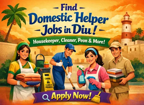 Find Domestic Helper Jobs in Diu - Housekeeper, Cleaner, Peon and More!