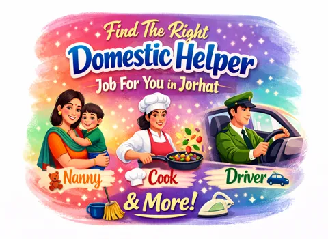 Find The Right Domestic Helper Job For You in Jorhat - Nanny, Cook, Driver and More