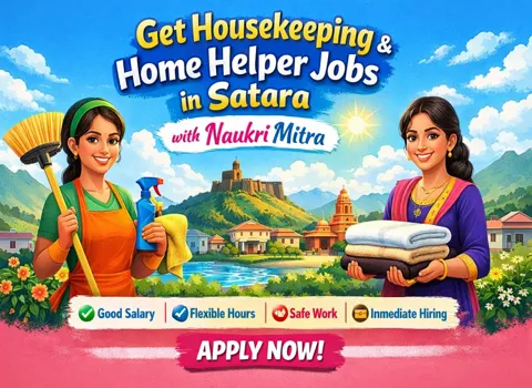 Get Housekeeping and Home Helper Jobs in Satara with Naukri Mitra