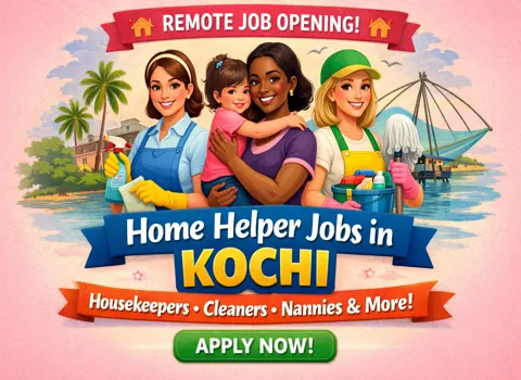 Home Helper Jobs in Kochi - Housekeepers, Cleaners, Nannies &amp; More!