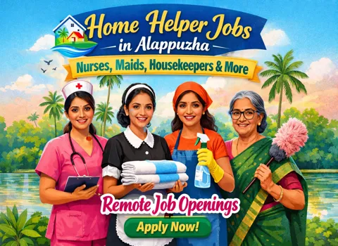 Home Helper Jobs in Alappuzha for Nurses, Maids, Housekeepers and more