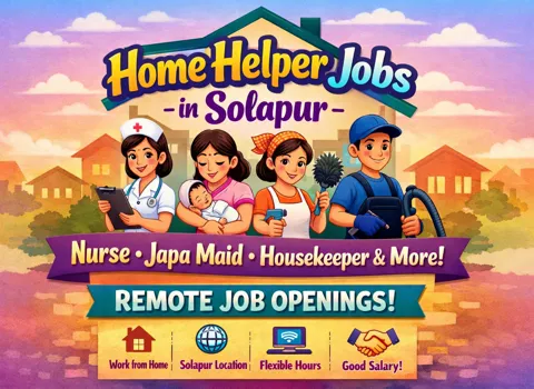 Home Helper Jobs in Solapur - Nurse, Japa Maid, Housekeeper &amp; More
