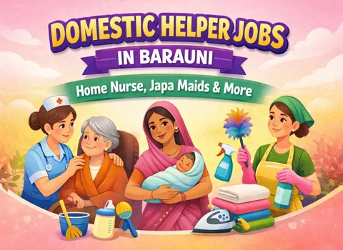 Domestic Helper Jobs in Barauni: Home Nurse, Japa Maids &amp; More