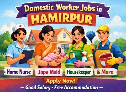 Domestic Worker Jobs in Hamirpur - Home Nurse, Japa Maid, Housekeeper &amp; More