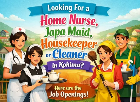 Looking For a Home Nurse, Japa Maid, Housekeeper or Cleaner in Kohima? Here are the Job Openings
