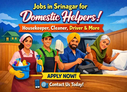 Nanny, Cook, Driver, Housekeeper- Explore Wide Collection of Domestic Helper Jobs in Daulatabad with Naukri Mitra