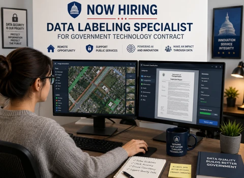 Hiring Data Labeling Specialist for Government Technology Contract