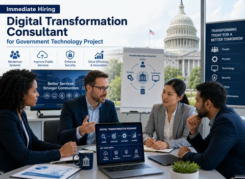 Immediate Hiring of Digital Transformation Consultant for Government Technology Project