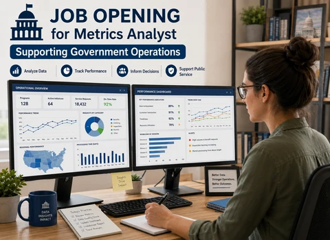 Job Opening for Metrics Analyst Supporting Government Operations