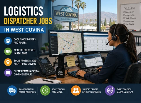 Logistics Dispatcher Jobs in West Covina