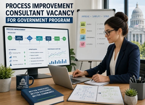 Process Improvement Consultant Vacancy for Government Program