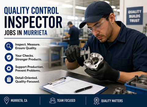 Quality Control Inspector Jobs in Murrieta