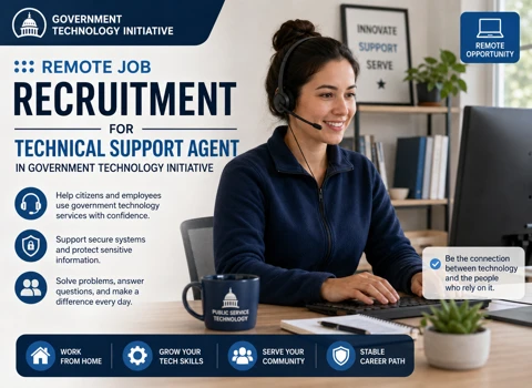 Recruitment for Technical Support Agent in Government Technology Initiative