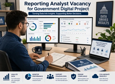 Reporting Analyst Vacancy for Government Digital Project