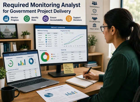 Required Monitoring Analyst for Government Project Delivery