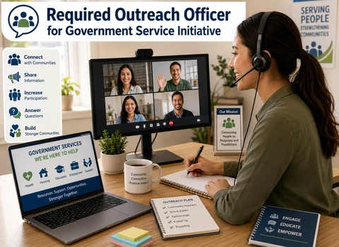 Required Outreach Officer for Government Service Initiative