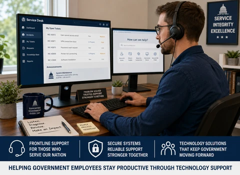 Required Service Desk Analyst for Government Outsourcing Project