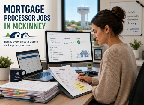 Mortgage Processor Jobs in McKinney