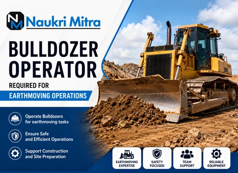 Bulldozer Operator Required for Earthmoving Operations